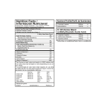 Tabla nutricional legacy creatina - Proscience fittpro