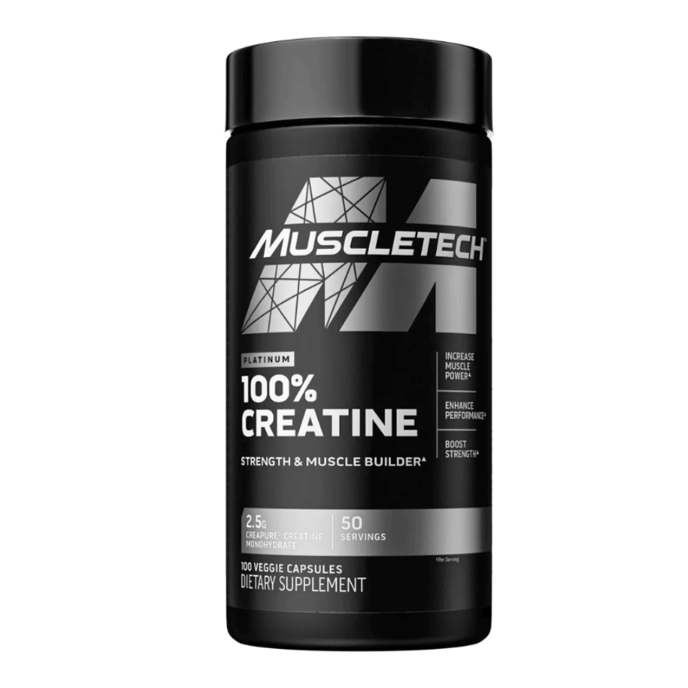 Platinum 100% Creatine 100 Veggie Capsules - Fittpro Colombia