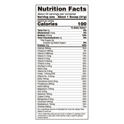 Isopure Zero Low Carb 3Lbs Vainilla - Image 2